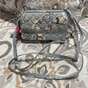 Vera Bradley Polar Bear Gray Crossbody Bag
